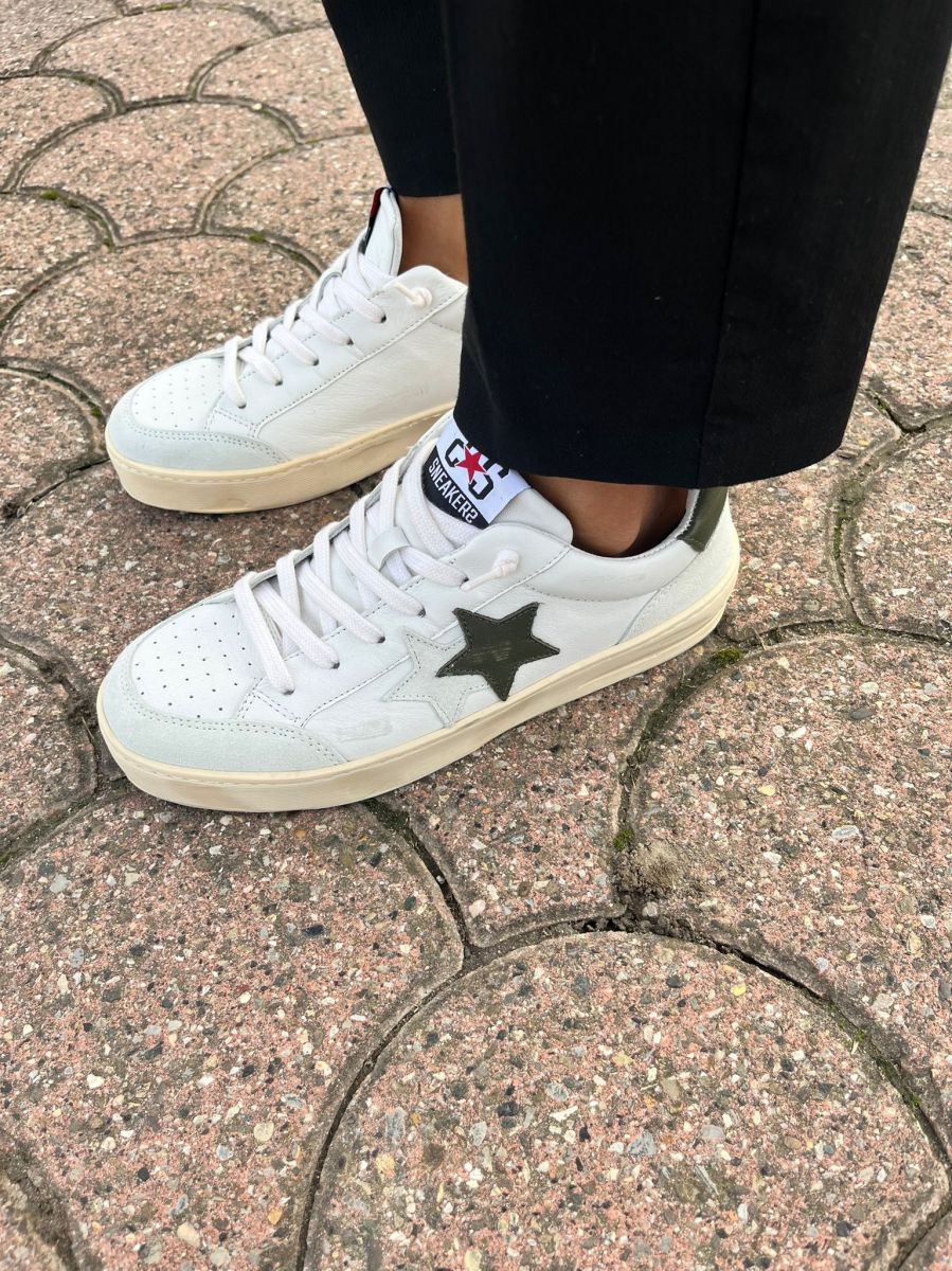 2STAR - Sneakers white stella green