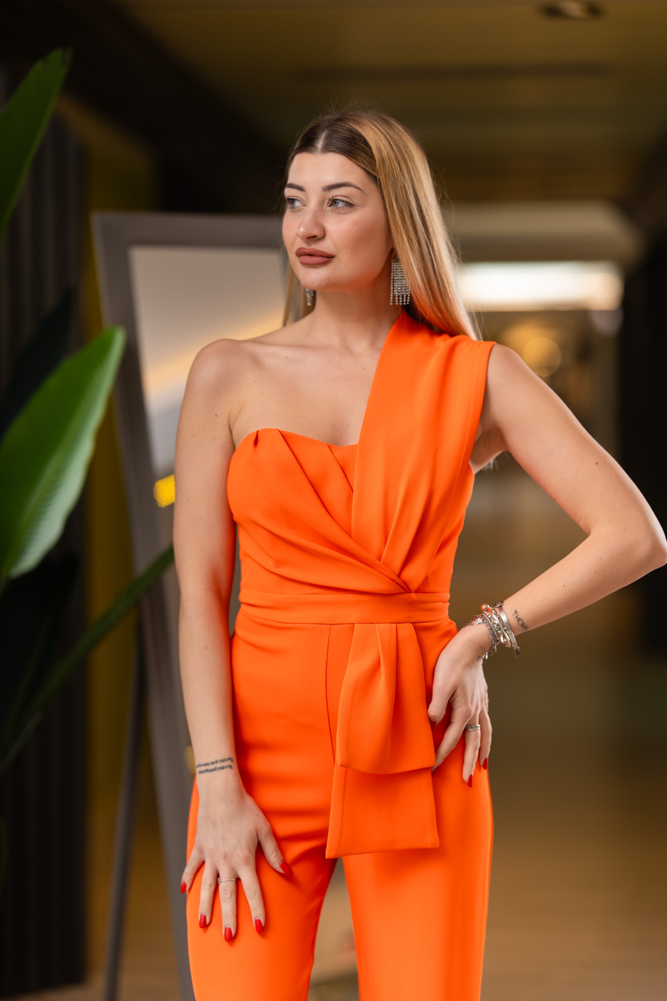 Jumpsuit Candy Orange