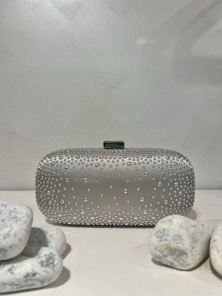 ANNA CECERE - Clutch argento