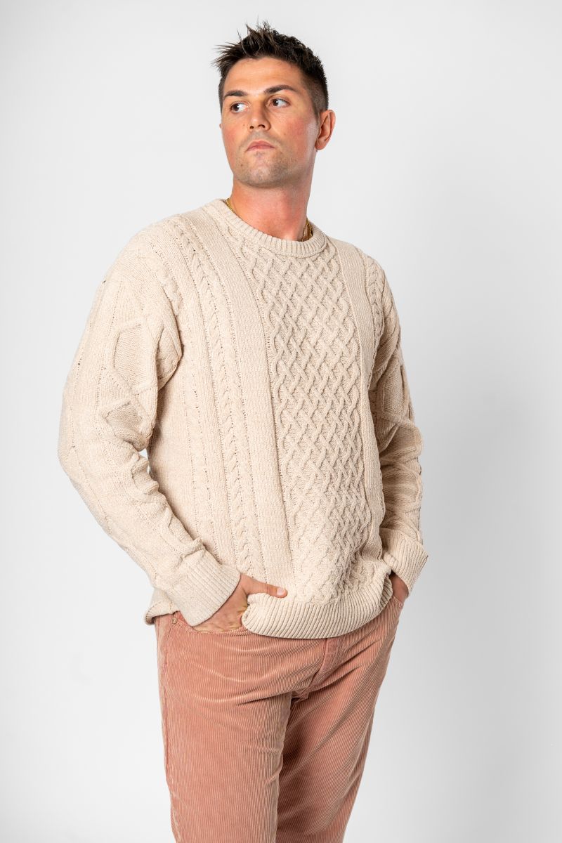 SCOTCH&SODA - Maglia beige lavorata