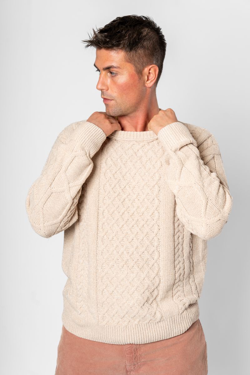 SCOTCH&SODA - Maglia beige lavorata