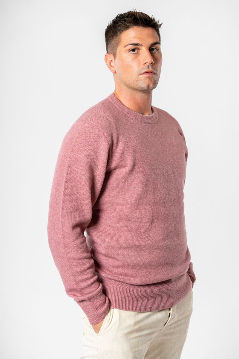 SCOTCH&SODA - Maglia girocollo rosa antico