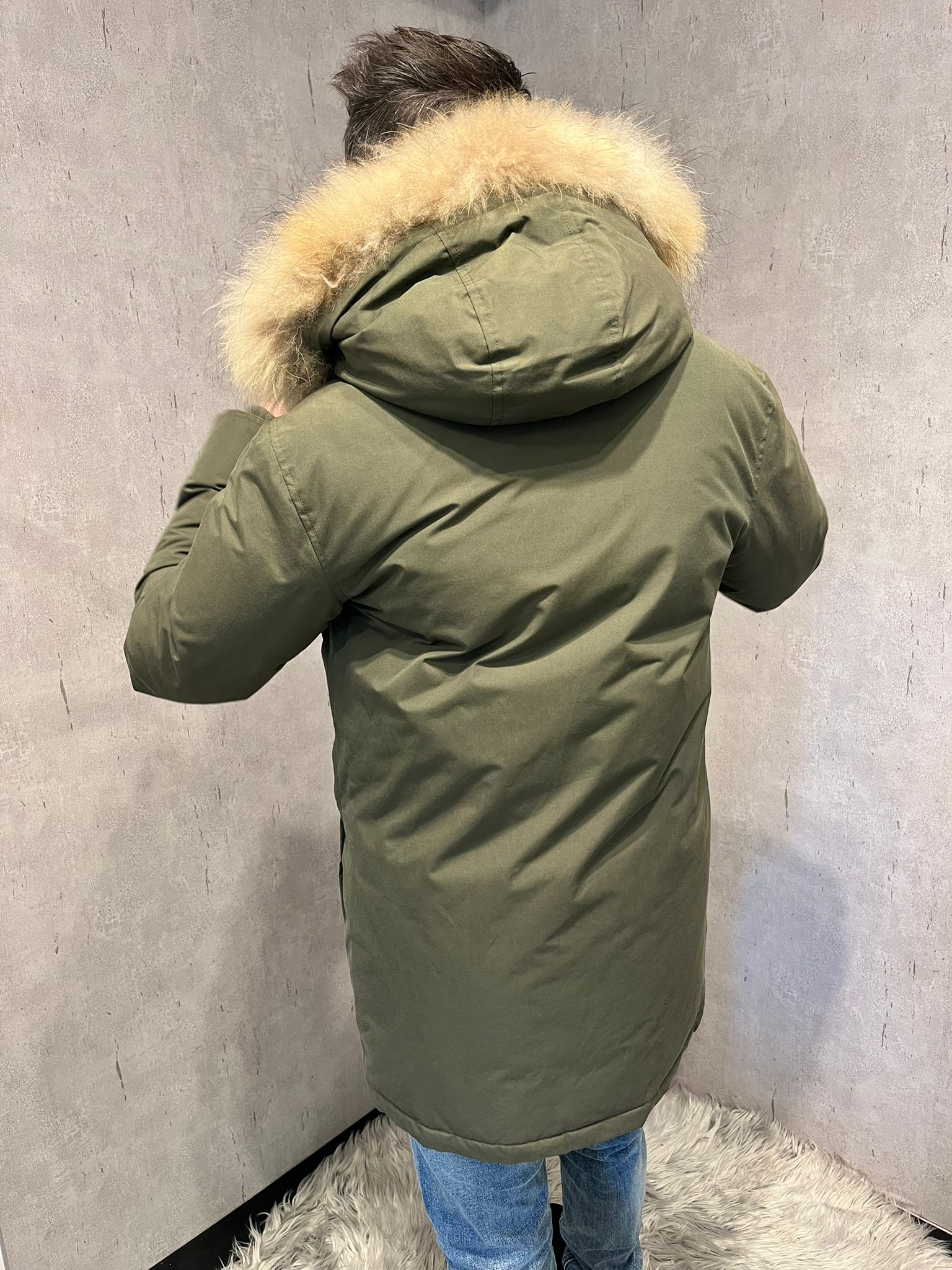 Parka verde army